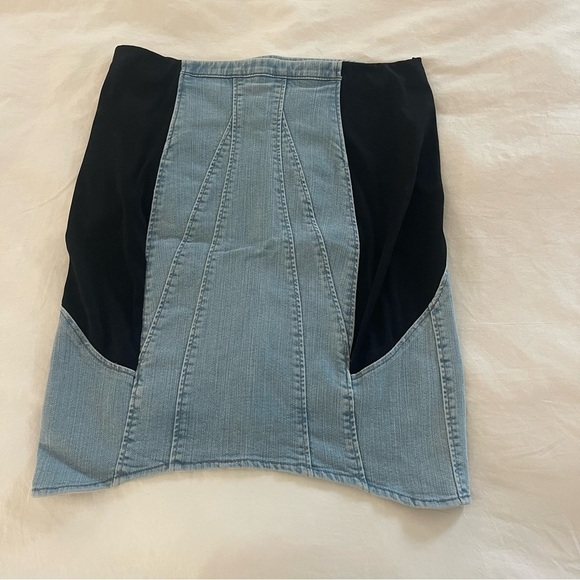 Helmut Lang Denim Mini Skirt - Picture 2 of 8